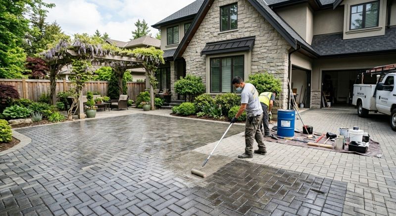 Walkway Sealing in Alpharetta, GA